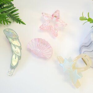 ✨Bundle 4 PCS | NEW Assorted Hair Clips| Cute Claw Clips | Everyday Accessories✨